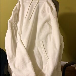 Champion Men's Cream Hoodie Sweater